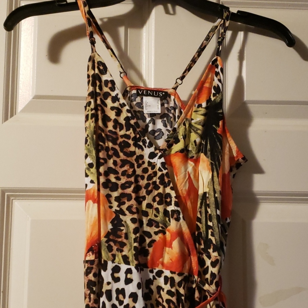 Beautiful print wrap dress